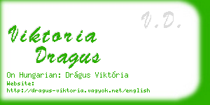 viktoria dragus business card